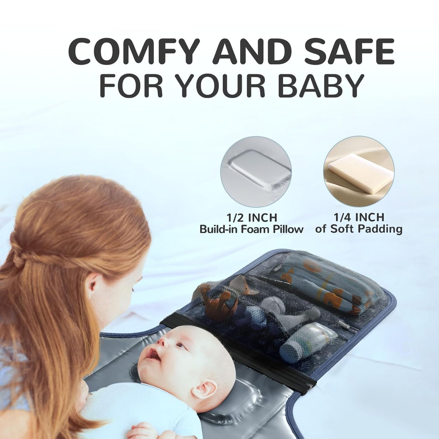Clearance-50pcs Pack Portable Diaper Changing Pad for Baby