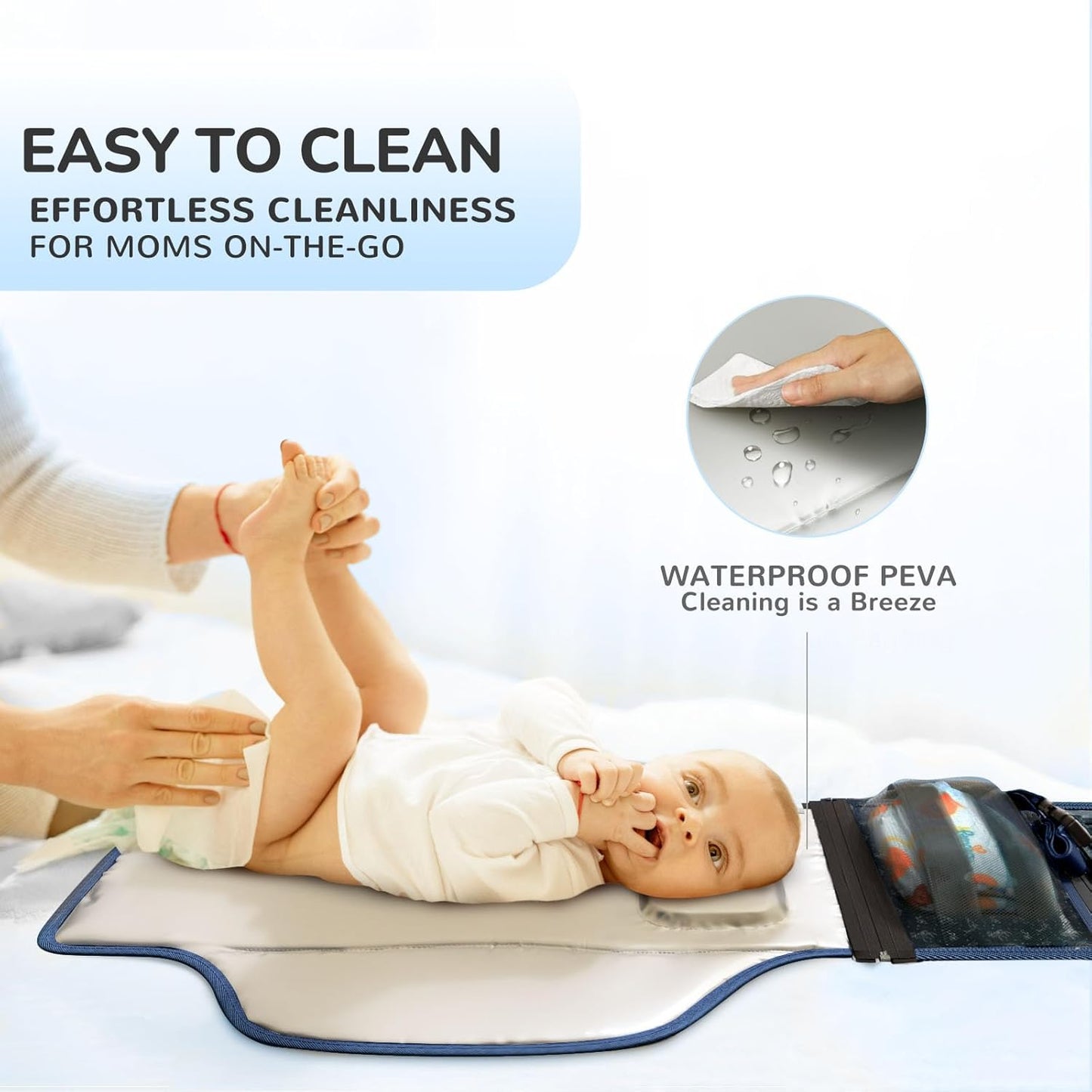 Clearance-50pcs Pack Portable Diaper Changing Pad for Baby